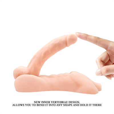 Body Safe Penis Asli Mainan Seks 8 Inch Silicone Dildo untuk Wanita Pussy Masturbasi