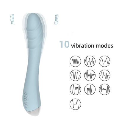 Stimulasi Klitoris Orgasme Tongkat Pijat Payudara Kekuatan Vibrator Beton Mainan Seks Untuk Wanita