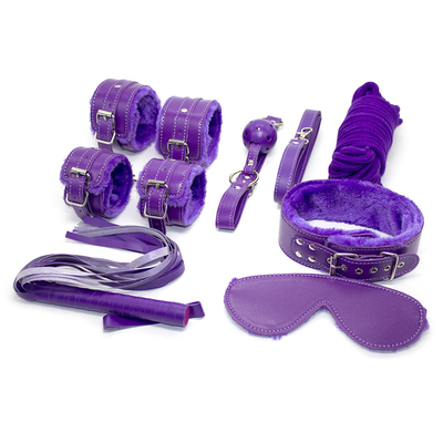 Kulit Pvc Puting Clamp Mulut Gag Ankle Game Cina Pengendalian Fetish Perbudakan Set Tali Bermain Produk Self Sexy Kit Devi