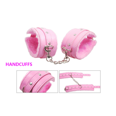 Kulit Pvc Puting Clamp Mulut Gag Ankle Game Cina Pengendalian Fetish Perbudakan Set Tali Bermain Produk Self Sexy Kit Devi