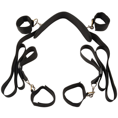 Set Tali Lashing Adjustable untuk Aktivitas di Tempat Tidur, Sangat Pasionalis Flirting Toys sm bondage untuk Game Pasangan