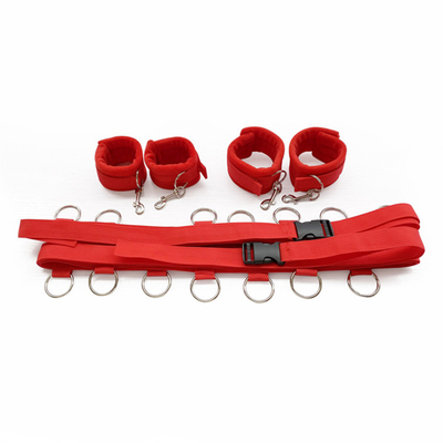Bdsm pakaian perbudakan Jepang dewasa sm 3 PCS pengendalian budak kit webbing dengan lingkaran mainan diatur untuk SM permainan di tempat tidur