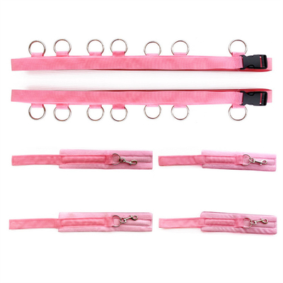 Bdsm pakaian perbudakan Jepang dewasa sm 3 PCS pengendalian budak kit webbing dengan lingkaran mainan diatur untuk SM permainan di tempat tidur