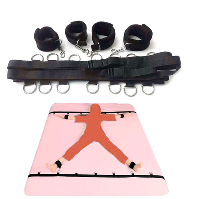 Bdsm pakaian perbudakan Jepang dewasa sm 3 PCS pengendalian budak kit webbing dengan lingkaran mainan diatur untuk SM permainan di tempat tidur