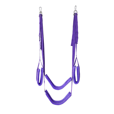 Metal Sex Swing dengan Stent Tripod untuk Pasangan - Fetish Bondage Pleasure Furniture Dewasa