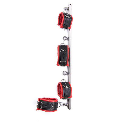 Ankle Wrist Bar Bondage Restraint Dengan Neck Collar Fetish SM Leg Handcuffs Handcuffs Spreader Bar