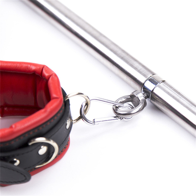Ankle Wrist Bar Bondage Restraint Dengan Neck Collar Fetish SM Leg Handcuffs Handcuffs Spreader Bar
