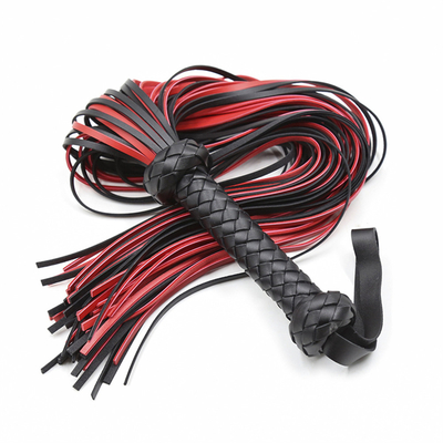 Grosir Custom Flogger Whip BDSM Menampar Whip Seks Perbudakan Kulit
