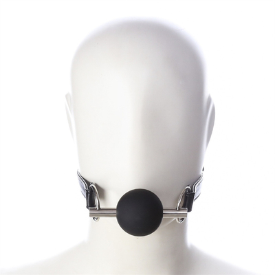 Dewasa SM Bondage Gear Mulut Bola Gag Dengan PU Kulit Tali Fetish Pasangan Restraint Mainan