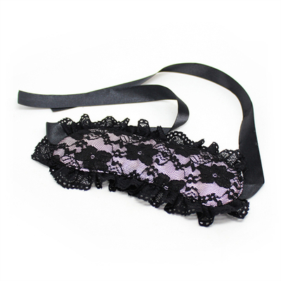 Dasi Blindfold Fetish Eye Mask SM Bondage Restraints Wrist Handcuffs Untuk Flirting Pasangan