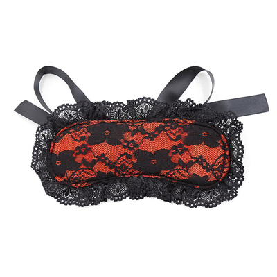 Dasi Blindfold Fetish Eye Mask SM Bondage Restraints Wrist Handcuffs Untuk Flirting Pasangan