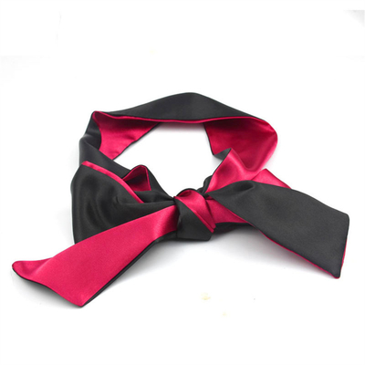 BDSM Bondage Restraint Game Seks Super Ribbon Satin Eye Mask Wanita Dewasa Blindfold Ribbon Reversible Bondage