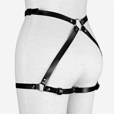 Sexy Punk Kulit Garter adjustable Pinggang Pinggang Seks Badan Kaki Harness Wanita BDSM