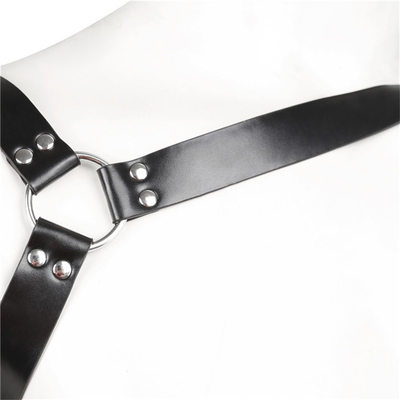 Pria PU Kulit Cosplay Harness, Viking Warrior Shoulder Belt, Knight Cosplay Kostum, Aksesoris Renaissance, Gothic