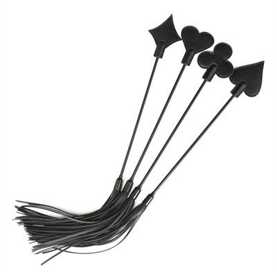 PU Kulit Perbudakan Tickler Whip Paddle Flogger Adult Sex Role Play Kulit Whip