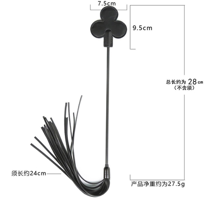 PU Kulit Perbudakan Tickler Whip Paddle Flogger Adult Sex Role Play Kulit Whip