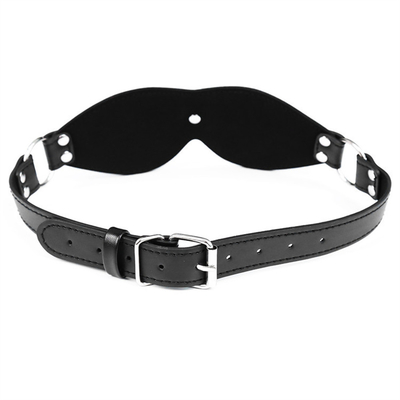 BDSM Eyemask Perbudakan PU Kulit SM Game Bermain Blindfold Seks untuk Pria