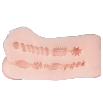 3D Mulut Pria Masturbator asli tenggorokan dalam Oral Cup