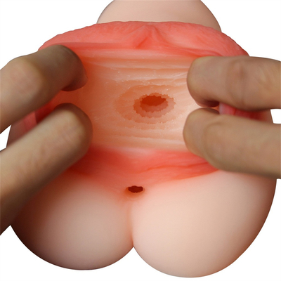3D Mulut Pria Masturbator asli tenggorokan dalam Oral Cup