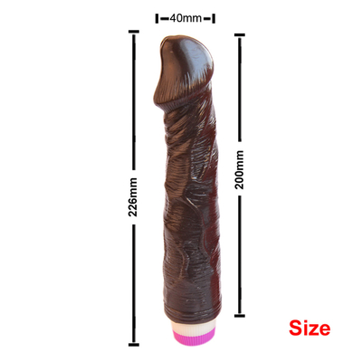 Penis Plastik Vibrating Toys Seks Terbaik untuk Wanita