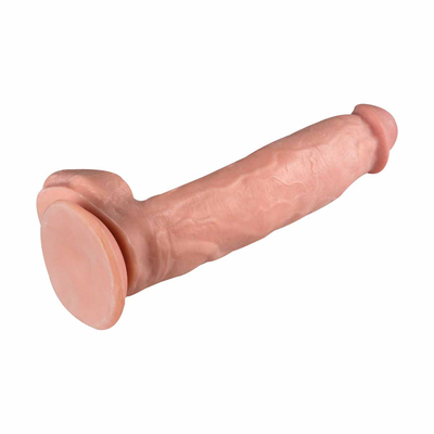 Warna yang Disesuaikan Tersedia Dildos Hitam PVC untuk Wanita Berukuran Besar Mainan Seks Realistis