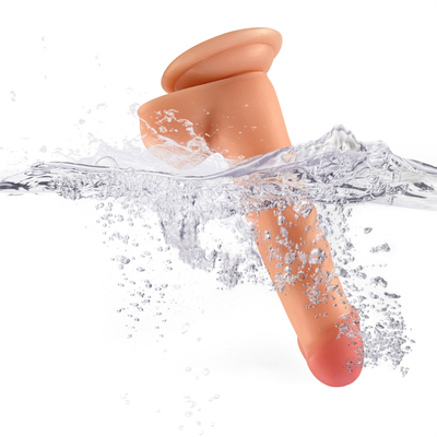 Perangkat lunak berkualitas tinggi di luar keras di dalam penis silikon buatan dewasa seks besar dildo