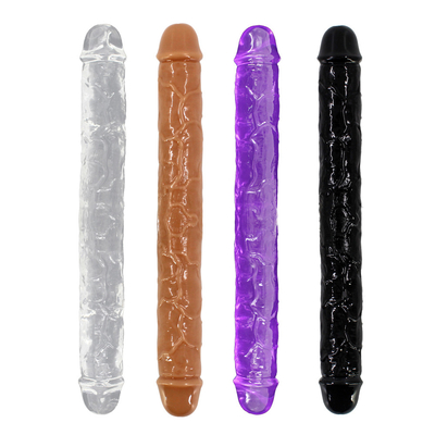xese terlaris besar kepala ganda TPE medis berkualitas tinggi Lesbian mainan seks besar realistis dildo untuk wanita