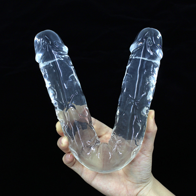 xese terlaris besar kepala ganda TPE medis berkualitas tinggi Lesbian mainan seks besar realistis dildo untuk wanita