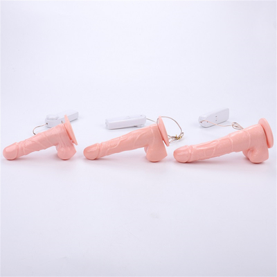 100% Tahan Air Wanita Dildo Sex Toy Remote Control Bergetar Dong Penis