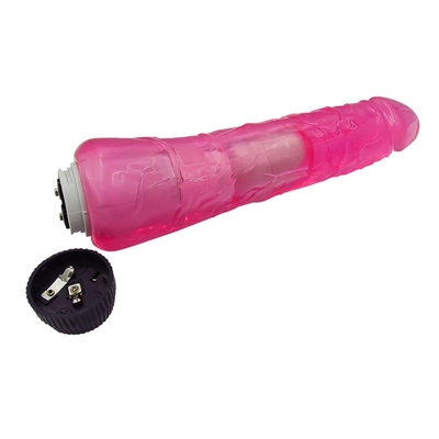 Pijat Dildo Mainan Seks Stimulator Klitoris Silicone Jelly Vibrator Dildo Mainan Seks Dewasa