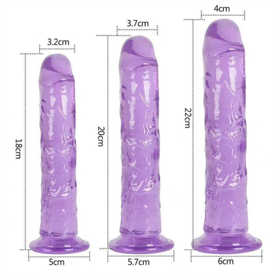 Strong Suction Artificial Dildo Penis Jelly Besar Dildos untuk Wanita Realistis Dildo