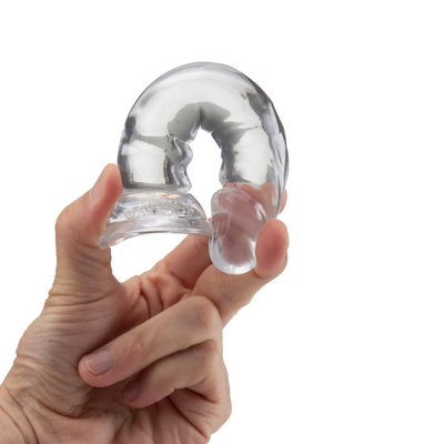 Jelly kecil dildo cangkir sedot wanita masturbasi realistis penis G-titik orgasme anal colokan mainan seks untuk wanita dewasa produk