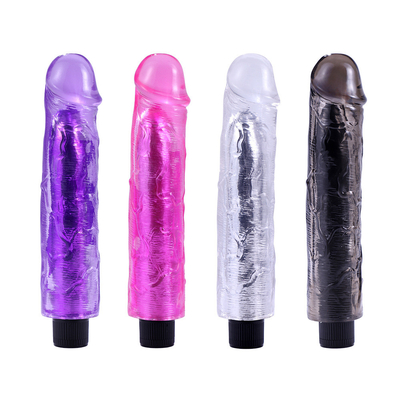 Penjualan Teratas Wanita Sex Toy Realistis Dildo Vibrator Stimulasi Penis Dildo Vibrator untuk Pussy 22,5cm