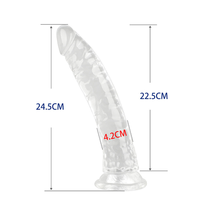 Mainan Seks Karet Plastik Silikon Penis TPE Lembut Untuk Wanita Dildo Mainan Seks Untuk Wanita Produk Seks Lainnya