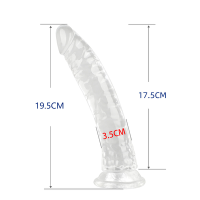 Mainan Seks Karet Plastik Silikon Penis TPE Lembut Untuk Wanita Dildo Mainan Seks Untuk Wanita Produk Seks Lainnya