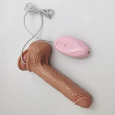 Realistis Dildo Berputar dan Teleskop Artificial Penis Mainan Seks untuk Wanita Mainan Dewasa Produk