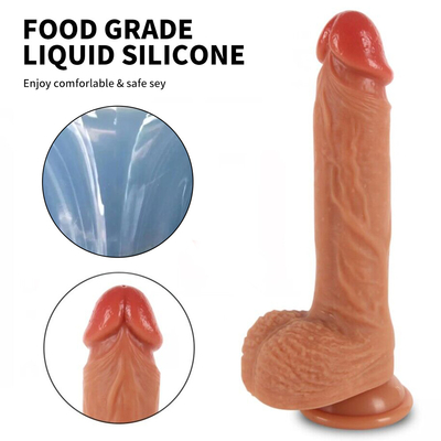 Remote Control Dorong Dildo Vibrator Grosir Alat Mainan Seks Tubuh Aman Vibrating Rotasi Realistis Dildo untuk Wanita dan Pria