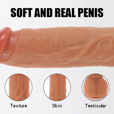 Remote Control Dorong Dildo Vibrator Grosir Alat Mainan Seks Tubuh Aman Vibrating Rotasi Realistis Dildo untuk Wanita dan Pria