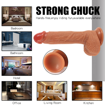 Remote Control Dorong Dildo Vibrator Grosir Alat Mainan Seks Tubuh Aman Vibrating Rotasi Realistis Dildo untuk Wanita dan Pria