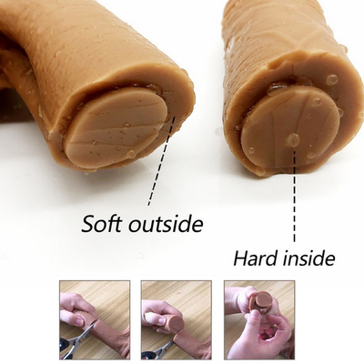Telescopic Vibrating Pushing Realist Dildo Wanita Masturbasi Dengan Cup Suction Penis Pemanasan Remote Control Dildo