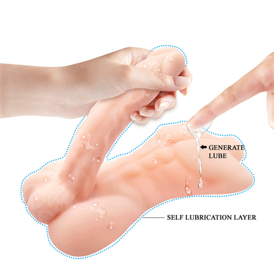 Body Safe Penis Asli Mainan Seks 8 Inch Silicone Dildo untuk Wanita Pussy Masturbasi
