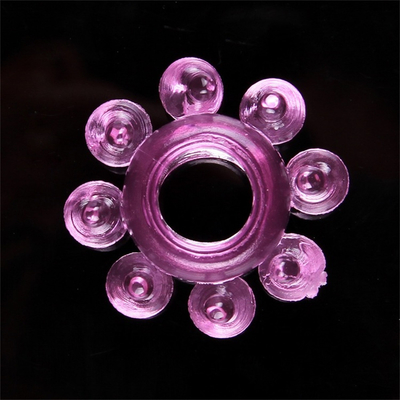 Tahan Air Penis Cock Ring Produk Seks Dewasa Lengan Bahan Karet Lembut
