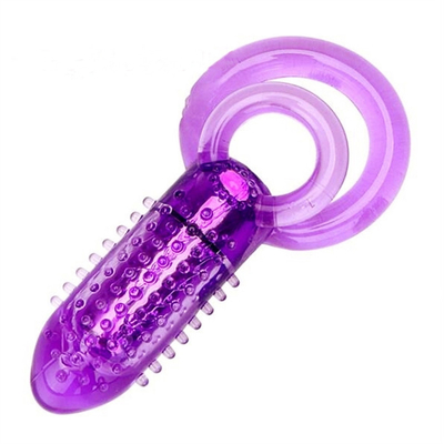 Double Motor Finger Mini Vibrator Klitoris Anal Pussy Wanita Dewasa Pasangan Finger Vibrator