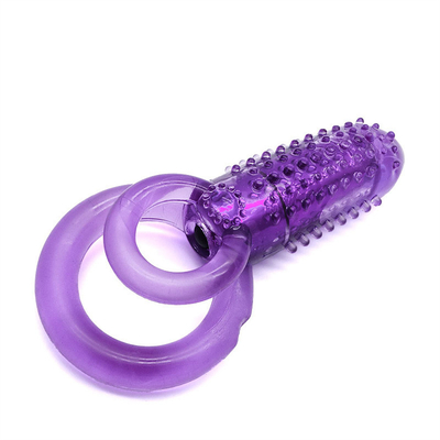 Double Motor Finger Mini Vibrator Klitoris Anal Pussy Wanita Dewasa Pasangan Finger Vibrator