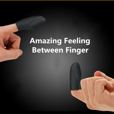 Mainan Masturbasi Wanita Berkualitas Tinggi Pencinta Jari Interfinger Vibrator Jari Wanita Mainan Seks
