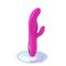 Pemanasan Dual Silicone Dildo Vibrator untuk Wanita G Spot Klitoris Merangsang Mainan Seks Dewasa