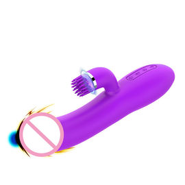 Dildo Vibrator Lidah Berputar Cepat Merangsang Vibrator Seks Klitoris Untuk Wanita