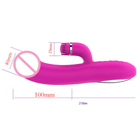 Dildo Vibrator Lidah Berputar Cepat Merangsang Vibrator Seks Klitoris Untuk Wanita