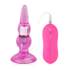 Vibrating Anal Sex Toys Beads Anal Prostat Massager Produk Unisex Untuk Pria