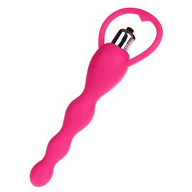 Mainan Seks Anal Dewasa Tahan Air Bergetar Butt Plug Dengan Vibrator Berat 76g